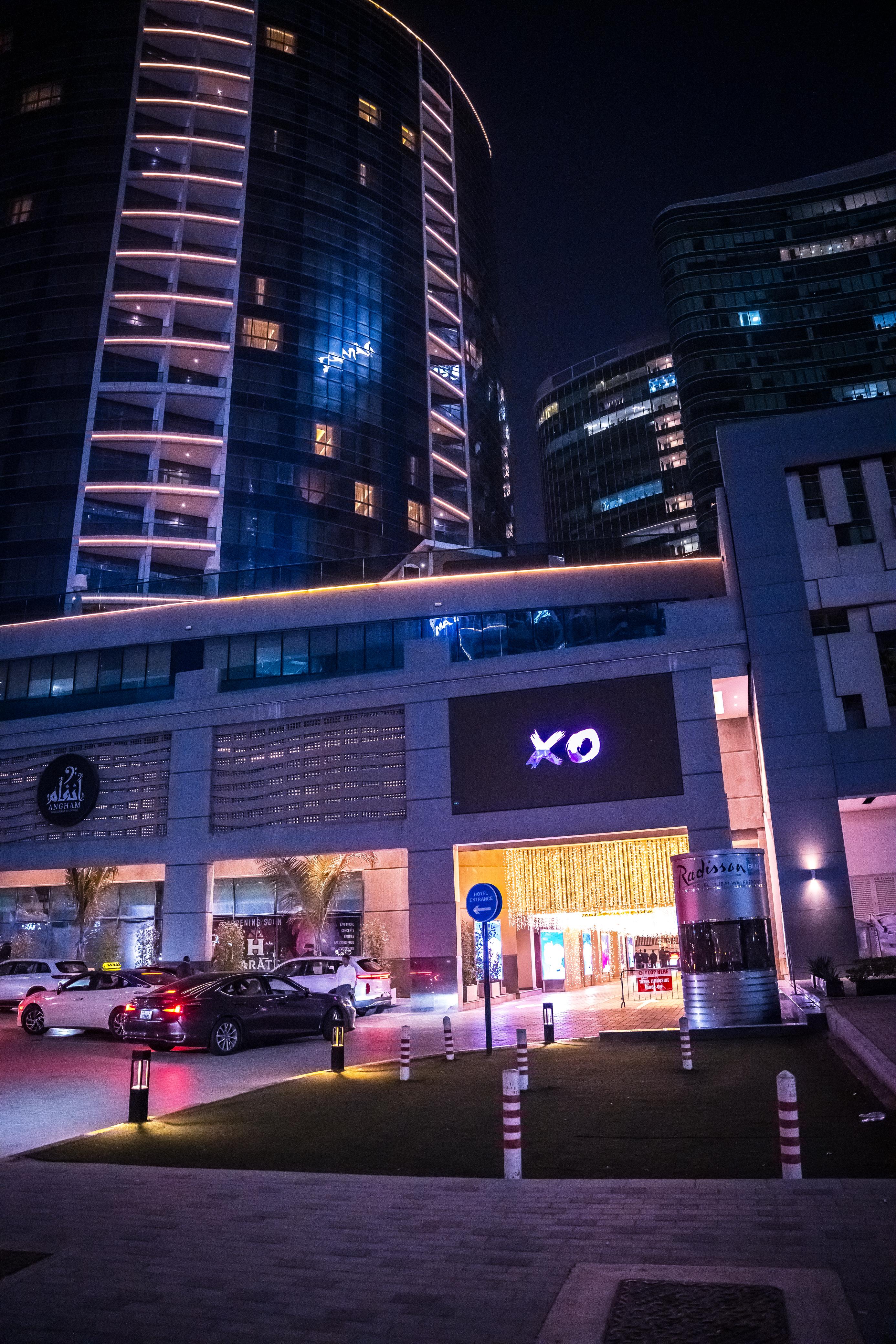 Luxury lounge area at XO Club Dubai in Business Bay